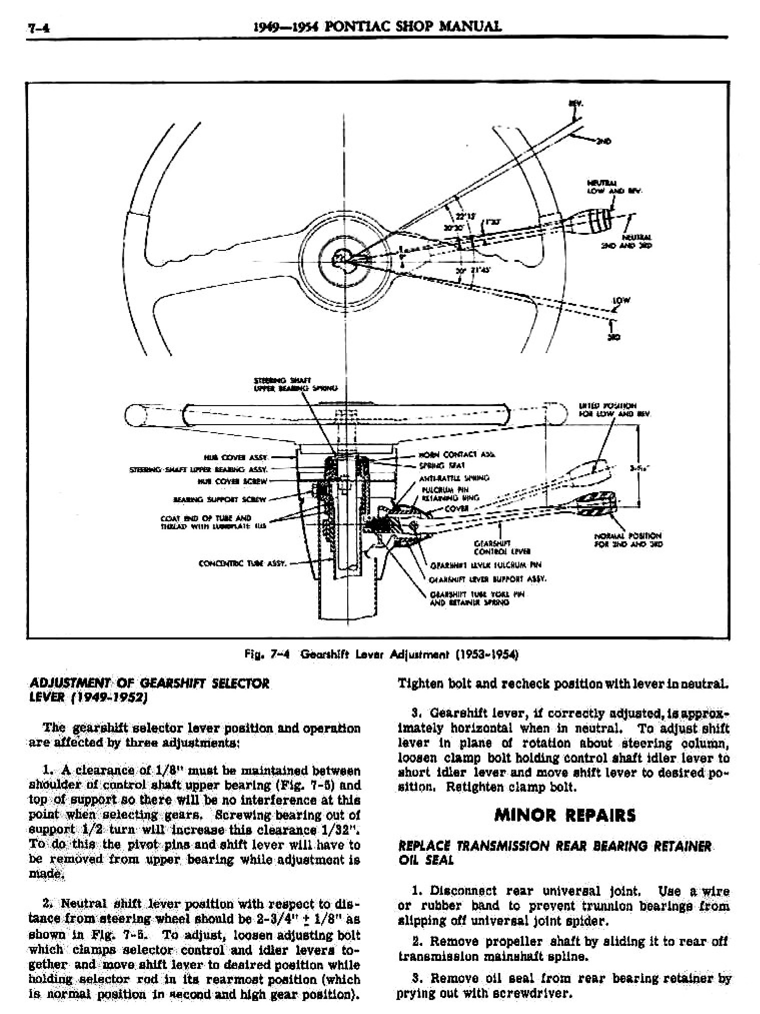 1949 Pontiac Shop Manual- Transmission and Gearshift Control Page 4 of 22